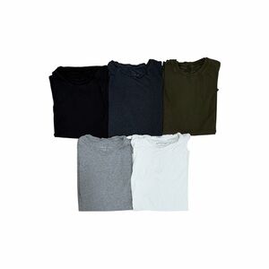 5 Pack Uniform Essential Organic Crew Tees by Everlane